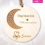 Afscheidshout cirkel Maan