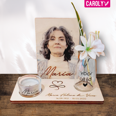 "Voor altijd" herinneringsplank