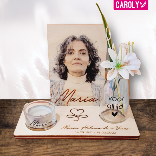 "Voor altijd" herinneringsplank