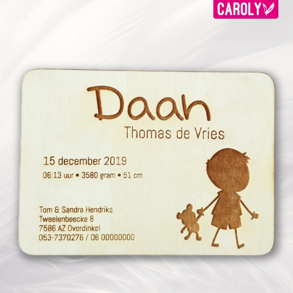 GKS Jongen met beertje