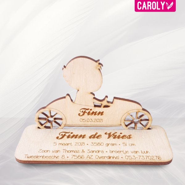 GK Jongen met auto 3D