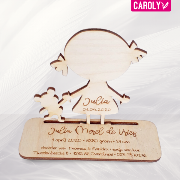 GK Meisje met beertje 3D