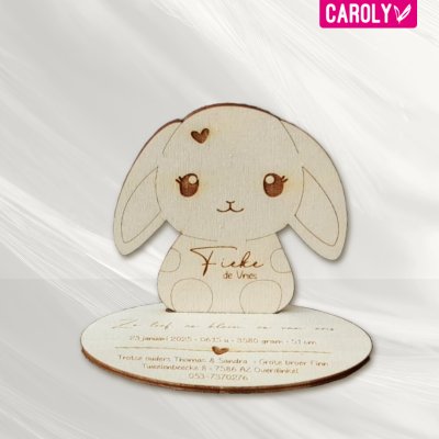 GK Konijntje hangoortje 3D