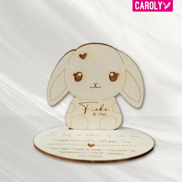 GK Konijntje hangoortje 3D