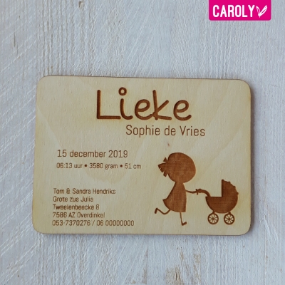 GKS Meisje met kinderwagen