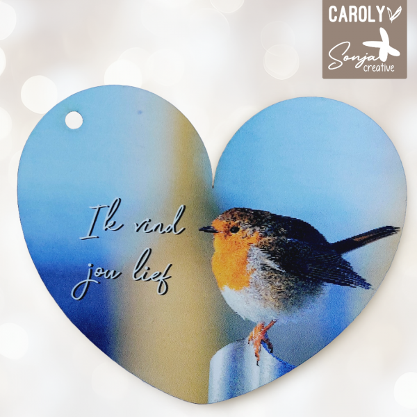 Ik vind jou lief - roodborstje