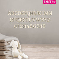 Houten letters classic