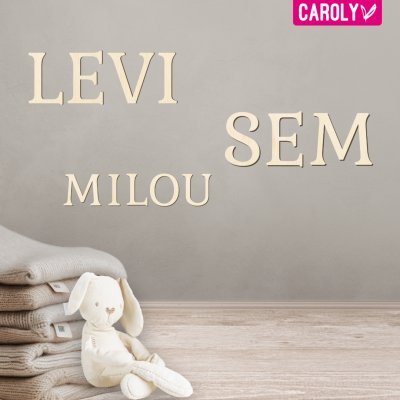 Houten letters classic