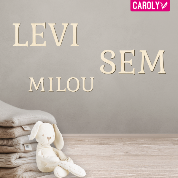 Houten letters classic