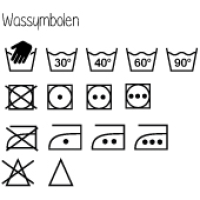 Houten waslabel "Met liefde" 