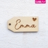 Houten naamlabel "Emma"