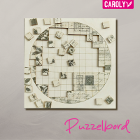 Puzzelpotje houten puzzel "Vintage ansichtkaarten"