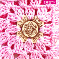 Setje squares-mandala 36mm