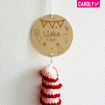 Windspinner-hanger Feestje met naam