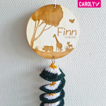 Windspinner-hanger Jungle met naam